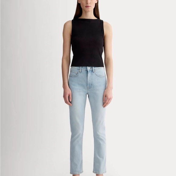 Like New Everlane Light Blue 27R Straight Leg Jeans - Picture 4 of 7